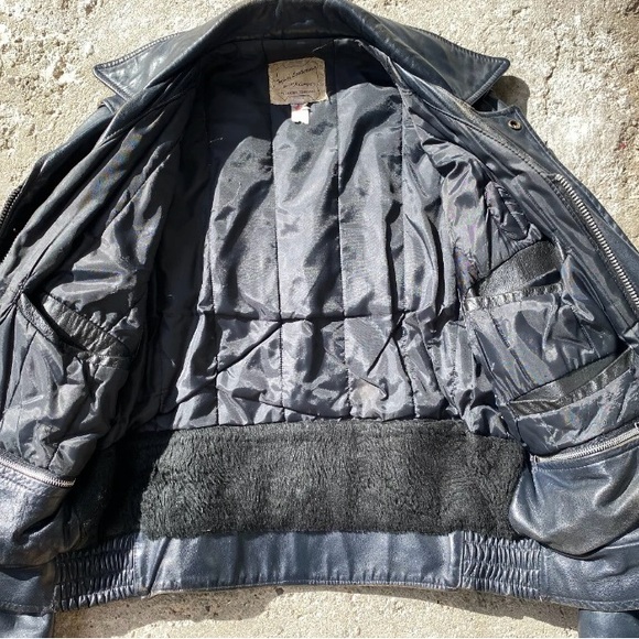 Chicago police leather jacket in size L - Picture 4 of 8